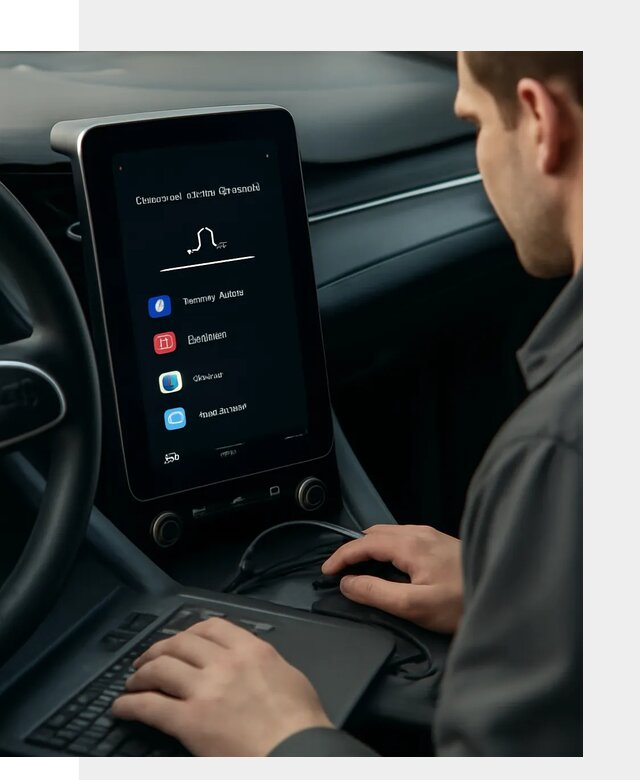 Установка приложений Lynk Co на автомобиль в Самаре